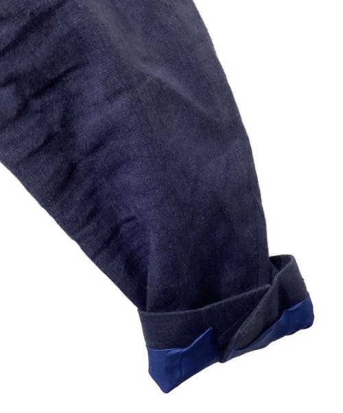 FLANNEL BAY（フランネルベイ）FLANNEL BAY (フランネルベイ) 3ピースリネンセットアップスーツ ネイビー サイズ:48の古着・服飾アイテム