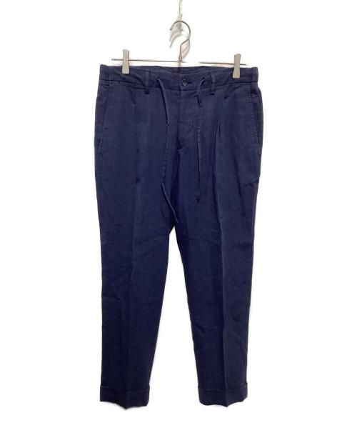 FLANNEL BAY（フランネルベイ）FLANNEL BAY (フランネルベイ) 3ピースリネンセットアップスーツ ネイビー サイズ:48の古着・服飾アイテム
