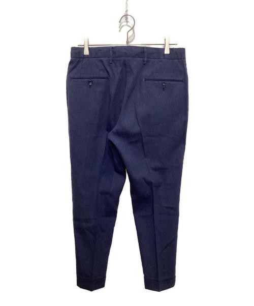 FLANNEL BAY（フランネルベイ）FLANNEL BAY (フランネルベイ) 3ピースリネンセットアップスーツ ネイビー サイズ:48の古着・服飾アイテム