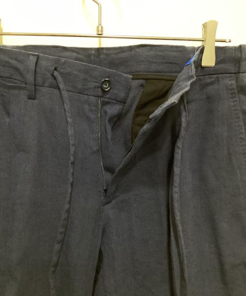 FLANNEL BAY（フランネルベイ）FLANNEL BAY (フランネルベイ) 3ピースリネンセットアップスーツ ネイビー サイズ:48の古着・服飾アイテム