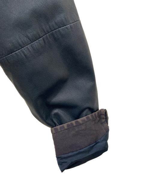 G-STAR RAW（ジースターロゥ）G-STAR RAW (ジースターロゥ) RCT BIKER LEATHER JKT ネイビー サイズ:Sの古着・服飾アイテム