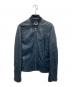 G-STAR RAW（ジースターロゥ）の古着「RCT BIKER LEATHER JKT」｜ネイビー
