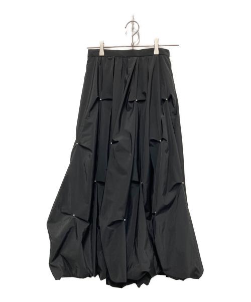 CELFORD（セルフォード）CELFORD (セルフォード) パールタックバルーンスカート ブラック サイズ:36の古着・服飾アイテム