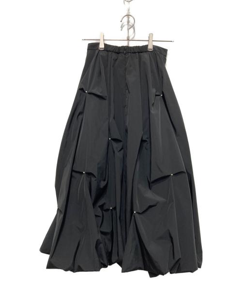 CELFORD（セルフォード）CELFORD (セルフォード) パールタックバルーンスカート ブラック サイズ:36の古着・服飾アイテム