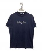 KITHキス）の古着「プリントTシャツ」｜ネイビー