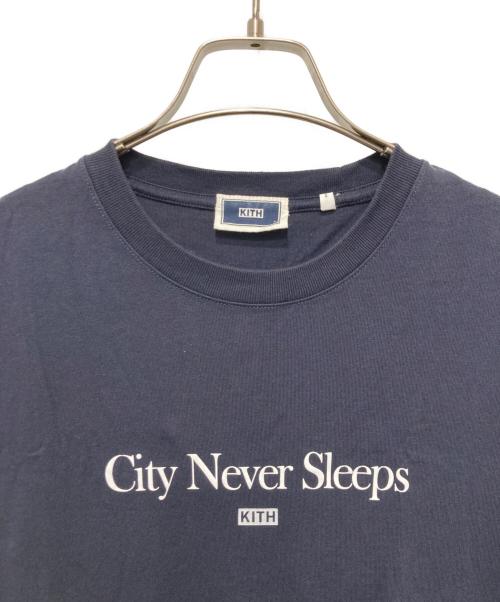 KITH（キス）KITH (キス) プリントTシャツ ネイビー サイズ:Sの古着・服飾アイテム