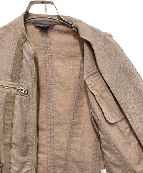 ARMANI EXCHANGE（アルマーニ エクスチェンジ）ARMANI EXCHANGE (アルマーニ エクスチェンジ) ライトジャケット ベージュ サイズ:XSの古着・服飾アイテム