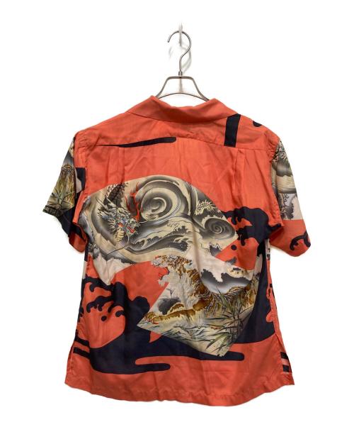 Sun Surf（サンサーフ）Sun Surf (サンサーフ) MUSA-SHIYA THE SHIRTMAKER オレンジ サイズ:Mの古着・服飾アイテム