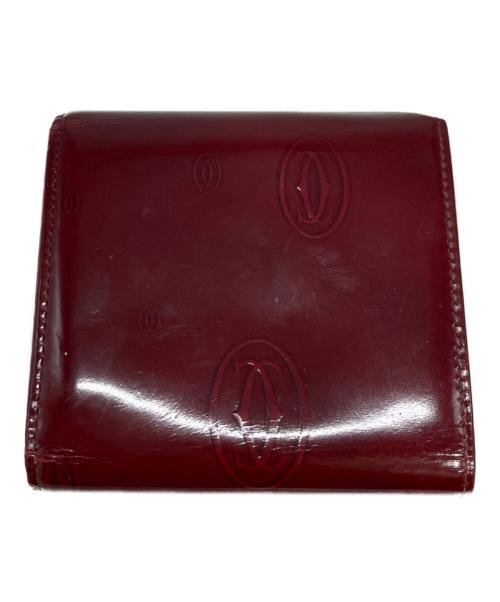 Cartier（カルティエ）Cartier (カルティエ) 3つ折り財布 レッドの古着・服飾アイテム