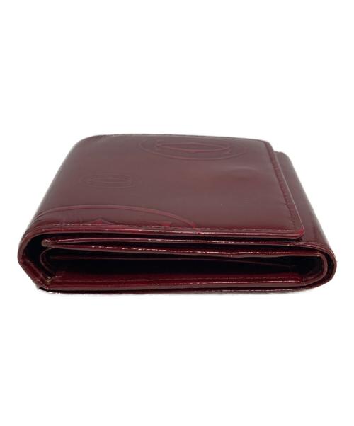 Cartier（カルティエ）Cartier (カルティエ) 3つ折り財布 レッドの古着・服飾アイテム