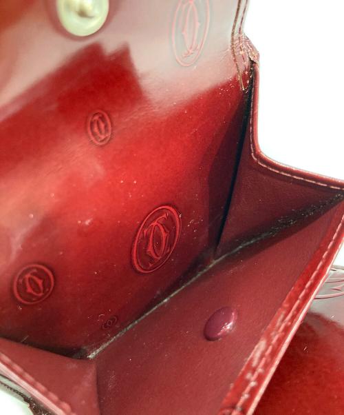 Cartier（カルティエ）Cartier (カルティエ) 3つ折り財布 レッドの古着・服飾アイテム
