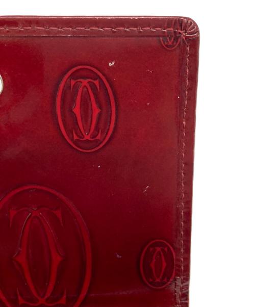 Cartier（カルティエ）Cartier (カルティエ) 3つ折り財布 レッドの古着・服飾アイテム