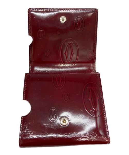 Cartier（カルティエ）Cartier (カルティエ) 3つ折り財布 レッドの古着・服飾アイテム