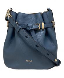 FURLA（フルラ）の古着「AURA MINI DRAWSTRING」｜ブルー