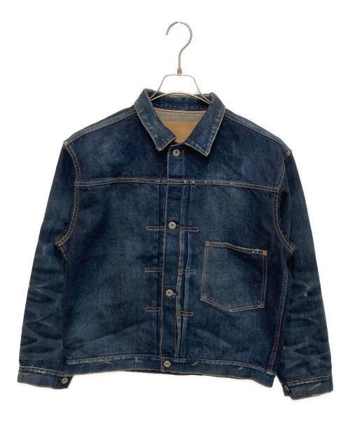 HOUSTON（ヒューストン）HOUSTON (ヒューストン) WW2セルビッヂ トラッカー ジャケット インディゴ サイズ:40の古着・服飾アイテム