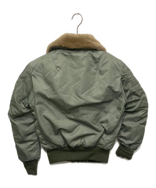 HOUSTON（ヒューストン）HOUSTON (ヒューストン) B-15Dフライトジャケット カーキ サイズ:36の古着・服飾アイテム