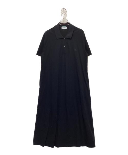 LACOSTE（ラコステ）LACOSTE (ラコステ) ポロシャツワンピース ブラック サイズ:36の古着・服飾アイテム