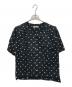 atelier naruse（アトリエナルセ）の古着「cotton linen ～ mizutama ～ V-neck blouse」｜ブラック