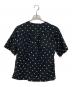 atelier naruse (アトリエナルセ) cotton linen ～ mizutama ～ V-neck blouse ブラック サイズ:FREE：10000円