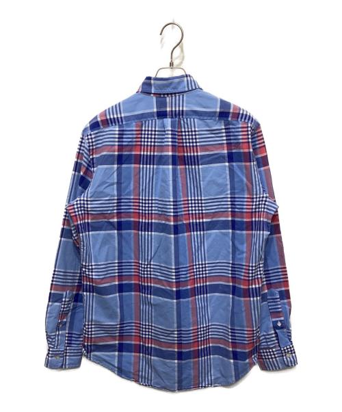 POLO RALPH LAUREN（ポロ・ラルフローレン）POLO RALPH LAUREN (ポロ・ラルフローレン) チェックシャツ ブルー サイズ:Mの古着・服飾アイテム
