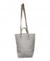 YOUNG & OLSEN The DRYGOODS STORE (ヤングアンドオルセン ザ ドライグッズストア) EMBOSSED LEATHER HAVERSACK M 2WAYバッグ アイボリー：13000円