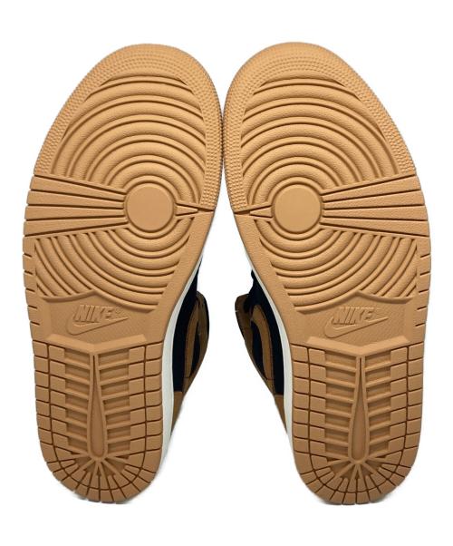 NIKE（ナイキ）NIKE (ナイキ) エアジョーダン1 ミッド SE ブラウン×ブラック サイズ:US10.5の古着・服飾アイテム
