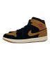 NIKE (ナイキ) エアジョーダン1 ミッド SE ブラウン×ブラック サイズ:US10.5：10000円