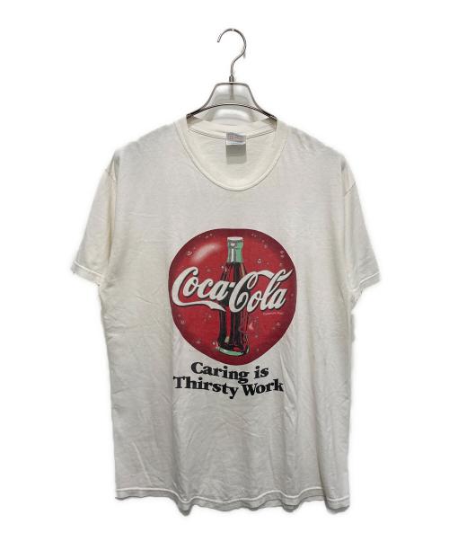 Hanes（ヘインズ）Hanes (ヘインズ) オールドプリントTシャツ ホワイト サイズ:Lの古着・服飾アイテム