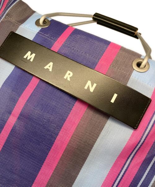 MARNI（マルニ）MARNI (マルニ) フラワーカフェストライプバッグ マルチカラーの古着・服飾アイテム