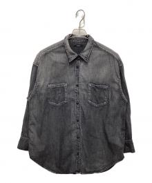 JOURNAL STANDARD（ジャーナルスタンダード）の古着「ライトオンスデニムシャツ」｜グレー