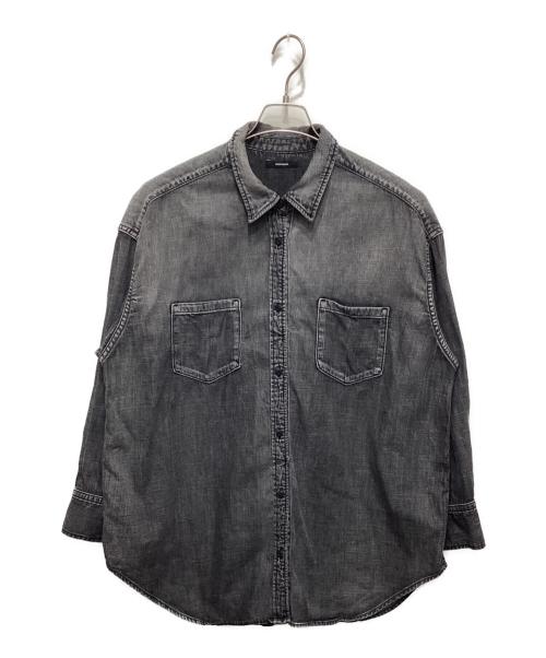 JOURNAL STANDARD（ジャーナルスタンダード）JOURNAL STANDARD (ジャーナルスタンダード) ライトオンスデニムシャツ グレー サイズ:FREEの古着・服飾アイテム