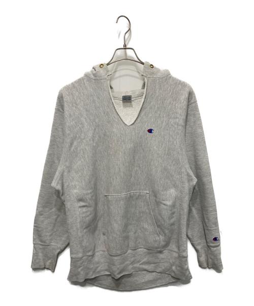 Champion REVERSE WEAVE（チャンピオン リバース ウィーブ）Champion REVERSE WEAVE (チャンピオン リバース ウィーブ) 90's リバースウィーブパーカー グレー サイズ:XLの古着・服飾アイテム
