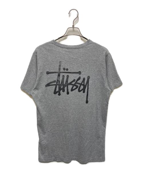 stussy（ステューシー）stussy (ステューシー) ロゴTシャツ グレー サイズ:Ｓの古着・服飾アイテム