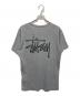 stussy (ステューシー) ロゴTシャツ グレー サイズ:Ｓ：5000円