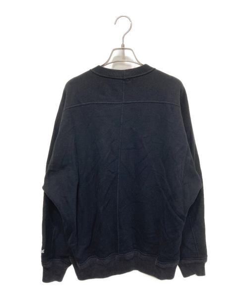 BLAMINK（ブラミンク）BLAMINK (ブラミンク) 吊裏毛ロゴロングスリーブプルオーバー ブラック サイズ:不明の古着・服飾アイテム