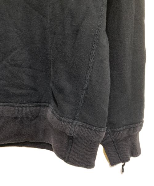 BLAMINK（ブラミンク）BLAMINK (ブラミンク) 吊裏毛ロゴロングスリーブプルオーバー ブラック サイズ:不明の古着・服飾アイテム