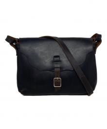 FERNAND LEATHER（フェルナンド レザー）の古着「レザーショルダーバッグ」｜ブラウン