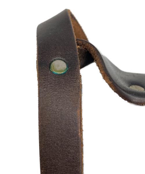 FERNAND LEATHER（フェルナンド レザー）FERNAND LEATHER (フェルナンド レザー) レザーショルダーバッグ ブラウンの古着・服飾アイテム
