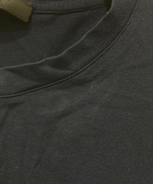 PRADA（プラダ）PRADA (プラダ) ラバーロゴポケットTシャツ ネイビー サイズ:XLの古着・服飾アイテム