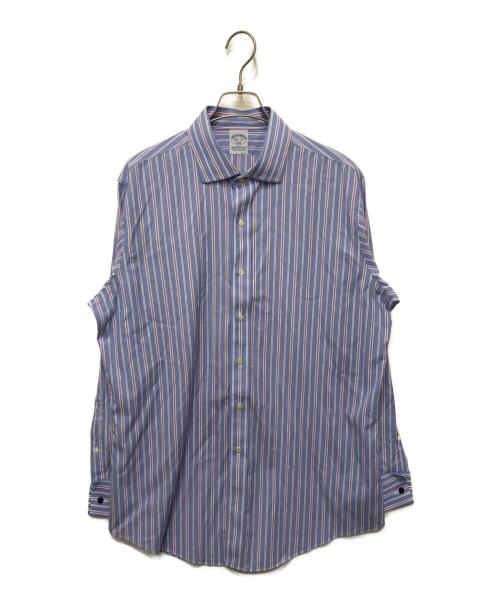 BROOKS BROTHERS（ブルックスブラザーズ）BROOKS BROTHERS (ブルックスブラザーズ) ストライプシャツ ブルー サイズ:16 1/2の古着・服飾アイテム