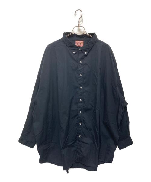 I Need You Baby（アイ ニード ユー ベイビー）I NEED YOU BABY (アイ ニード ユー ベイビー) オーバーサイズシャツ ブラック サイズ:FREEの古着・服飾アイテム