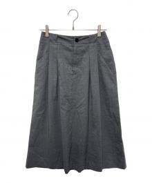 JOHN SMEDLEY（ジョンスメドレー）の古着「ウールスカート」｜グレー