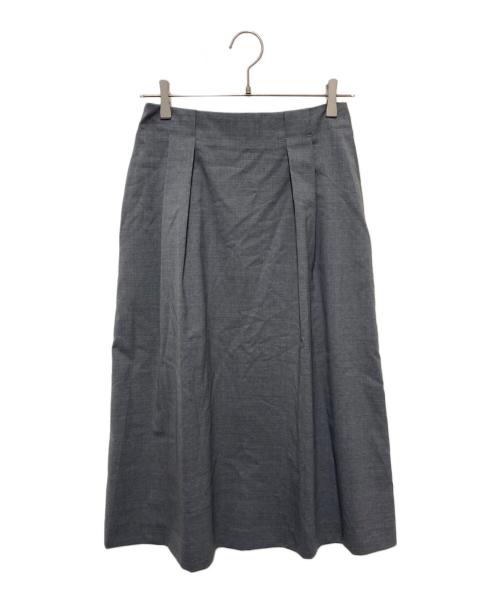 JOHN SMEDLEY（ジョンスメドレー）JOHN SMEDLEY (ジョンスメドレー) ウールスカート グレー サイズ:Ｓの古着・服飾アイテム