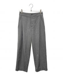 JOHN SMEDLEY（ジョンスメドレー）の古着「ウールタックパンツ」｜グレー