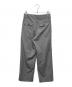 JOHN SMEDLEY (ジョンスメドレー) ウールタックパンツ グレー サイズ:S：7000円