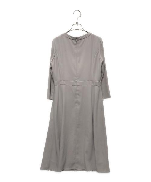 NEWYORKER（ニューヨーカー）NEWYORKER (ニューヨーカー) ピンタックワンピース グレー サイズ:9ARの古着・服飾アイテム