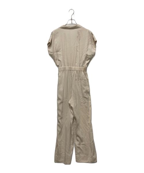 BALLSEY（ボールジィ）BALLSEY (ボールジィ) セルロースナイロンツイル ジャンプスーツ ベージュ サイズ:34の古着・服飾アイテム