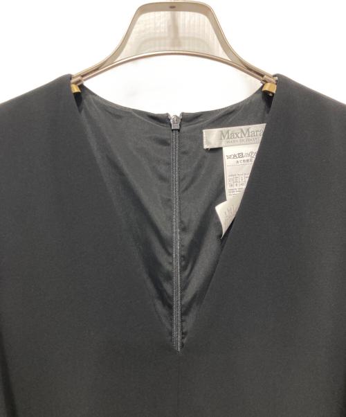 MaxMara（マックスマーラ）MaxMara (マックスマーラ) ノースリーブワンピース ブラック サイズ:42の古着・服飾アイテム