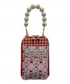 Cath kidston×HELLO KITTYキャス キッドソン×ハローキティ）の古着「マルチショルダーパース」｜レッド