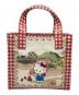 CATH KIDSTON (キャス キッドソン) HELLO KITTY (ハローキティ) スモールブックバッグ レッド：7000円